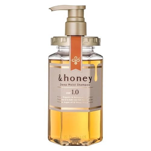 & Honey Deep Moist Shampoo 440ml - Intensely Hydrating & Nourishing Hair Care Avelisse