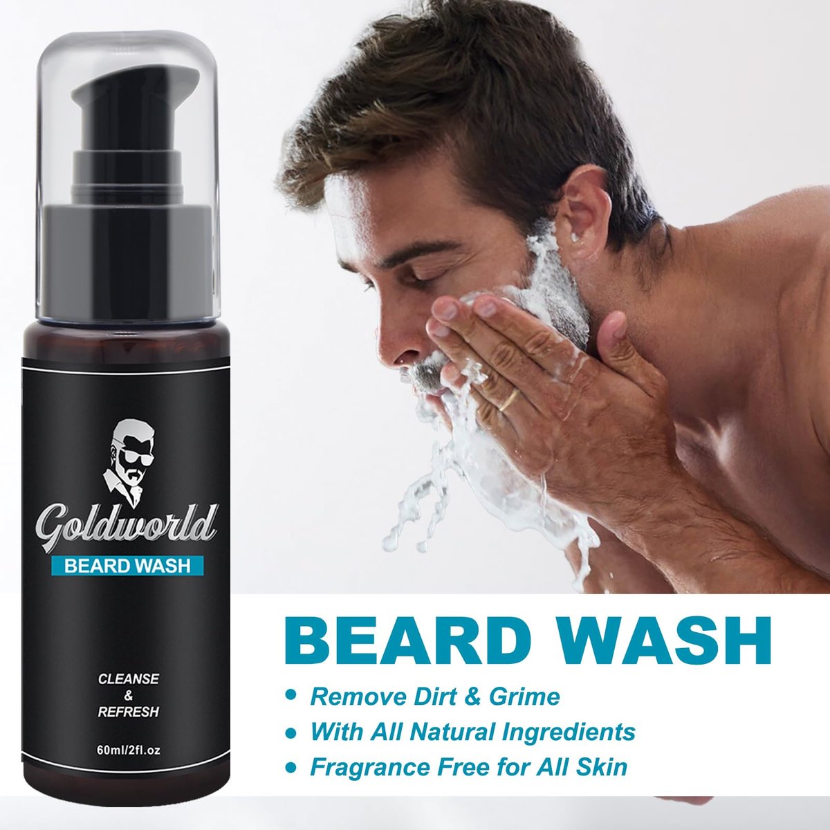 Complete Beard Grooming Kit: Wash, Oil, Balm, Brush, Comb & Scissors – GoldWorld Avelisse