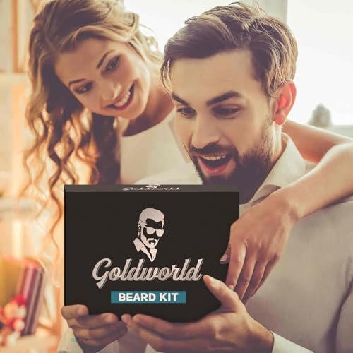 Complete Beard Grooming Kit: Wash, Oil, Balm, Brush, Comb & Scissors – GoldWorld Avelisse