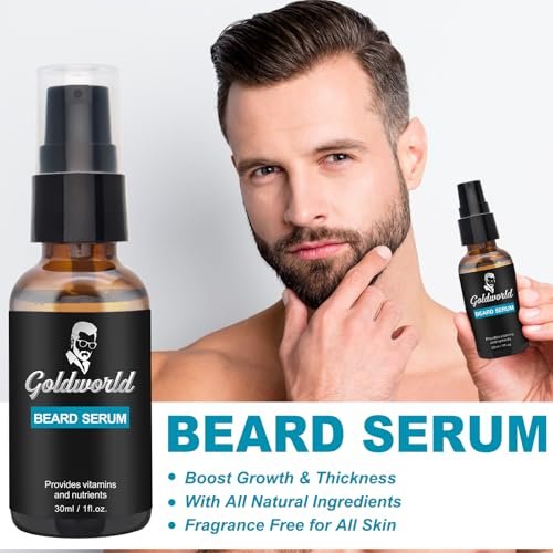 Complete Beard Grooming Kit: Wash, Oil, Balm, Brush, Comb & Scissors – GoldWorld Avelisse