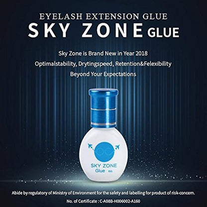SEVENLASH Eyelash Extension Glue – 5ml, 1-2 Second Drying, 7 Weeks Retention, Low Fumes, Latex Free Avelisse