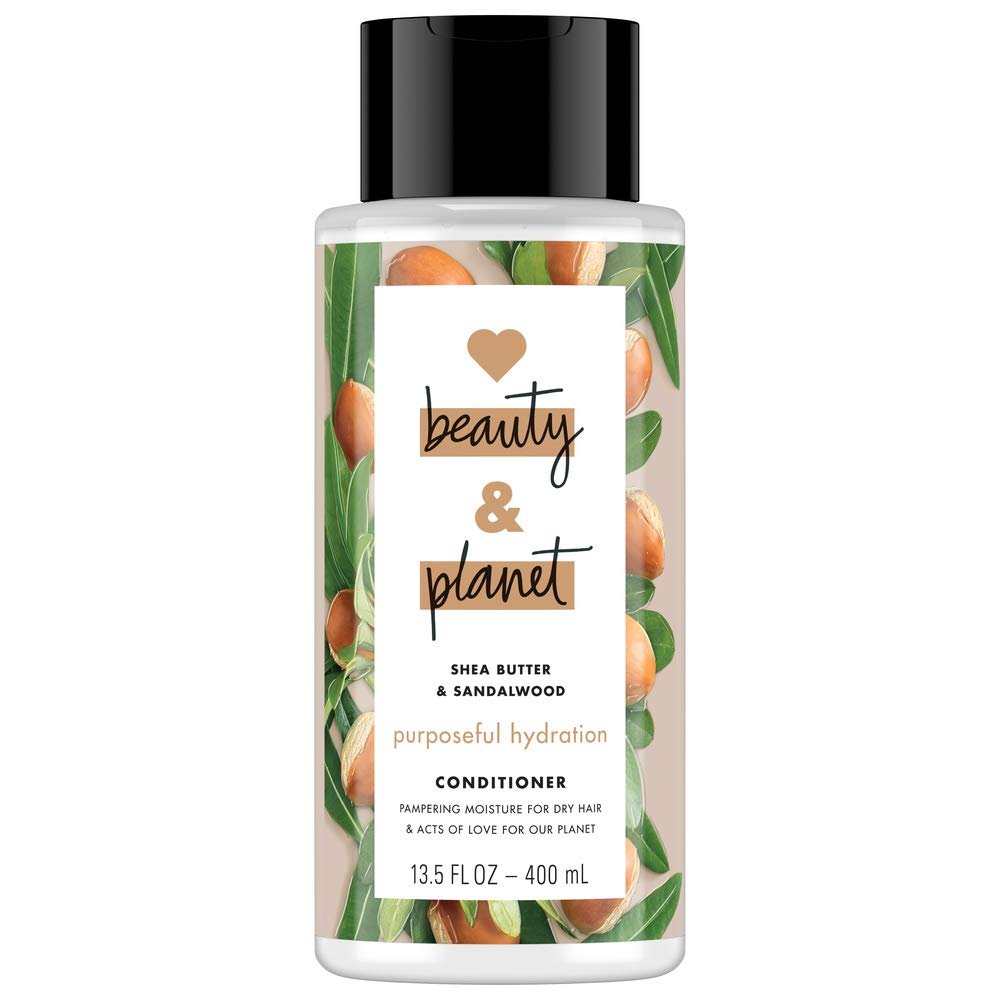 Love Beauty and Planet Purposeful Hydration Shea Butter & Sandalwood Cleansing Conditioner, 13.5 oz Avelisse
