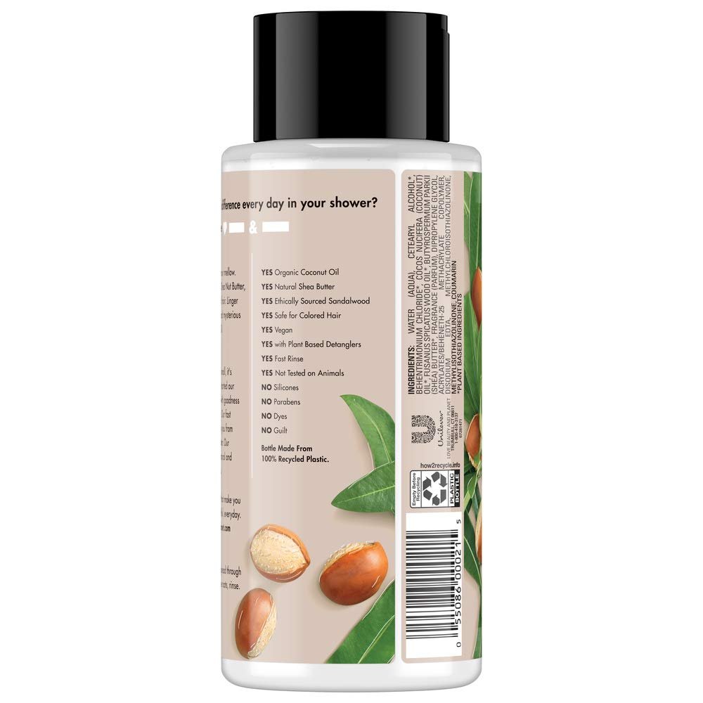 Love Beauty and Planet Purposeful Hydration Shea Butter & Sandalwood Cleansing Conditioner, 13.5 oz Avelisse