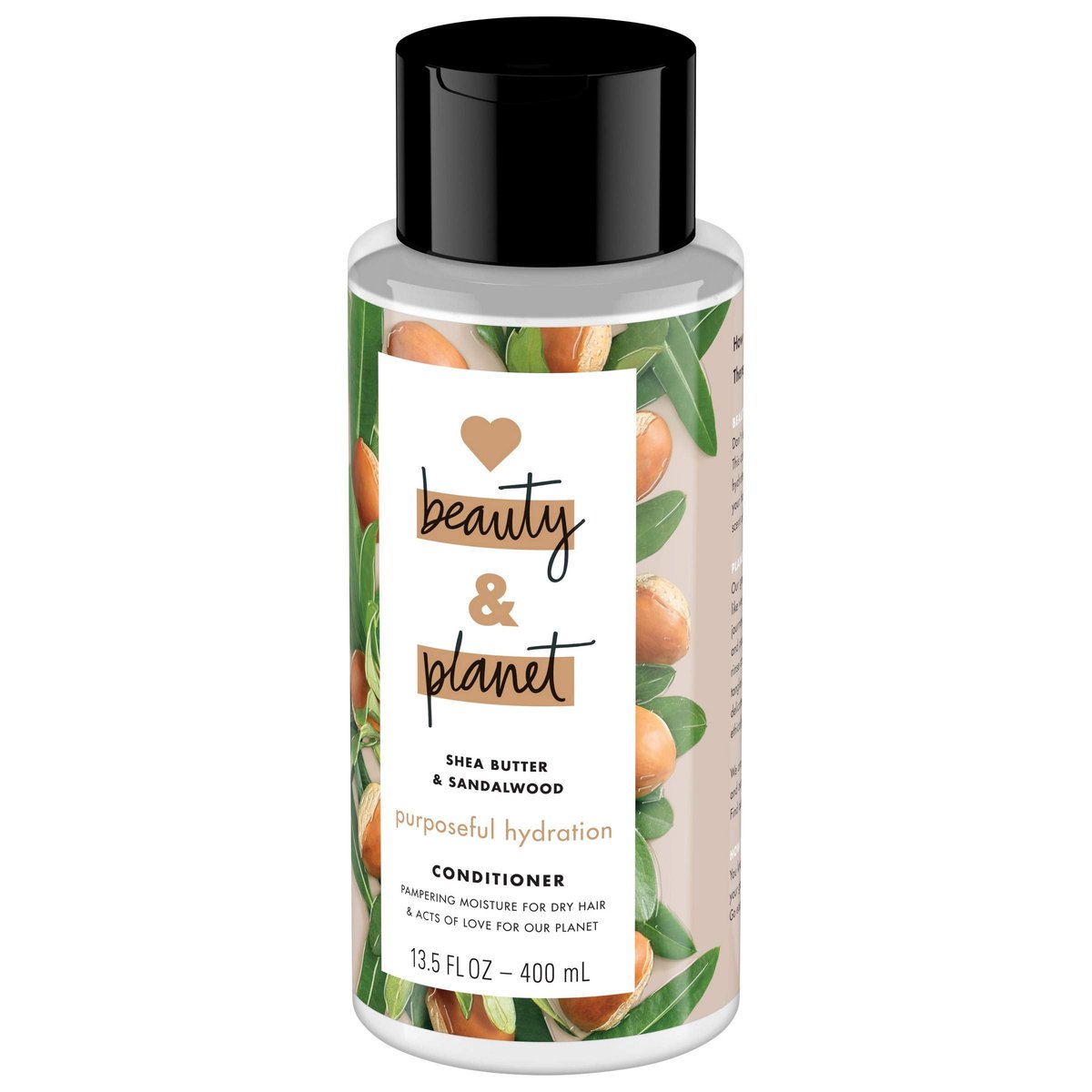 Love Beauty and Planet Purposeful Hydration Shea Butter & Sandalwood Cleansing Conditioner, 13.5 oz Avelisse