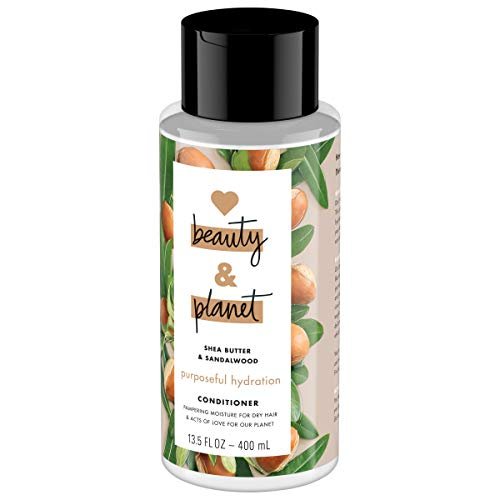Love Beauty and Planet Purposeful Hydration Shea Butter & Sandalwood Cleansing Conditioner, 13.5 oz Avelisse