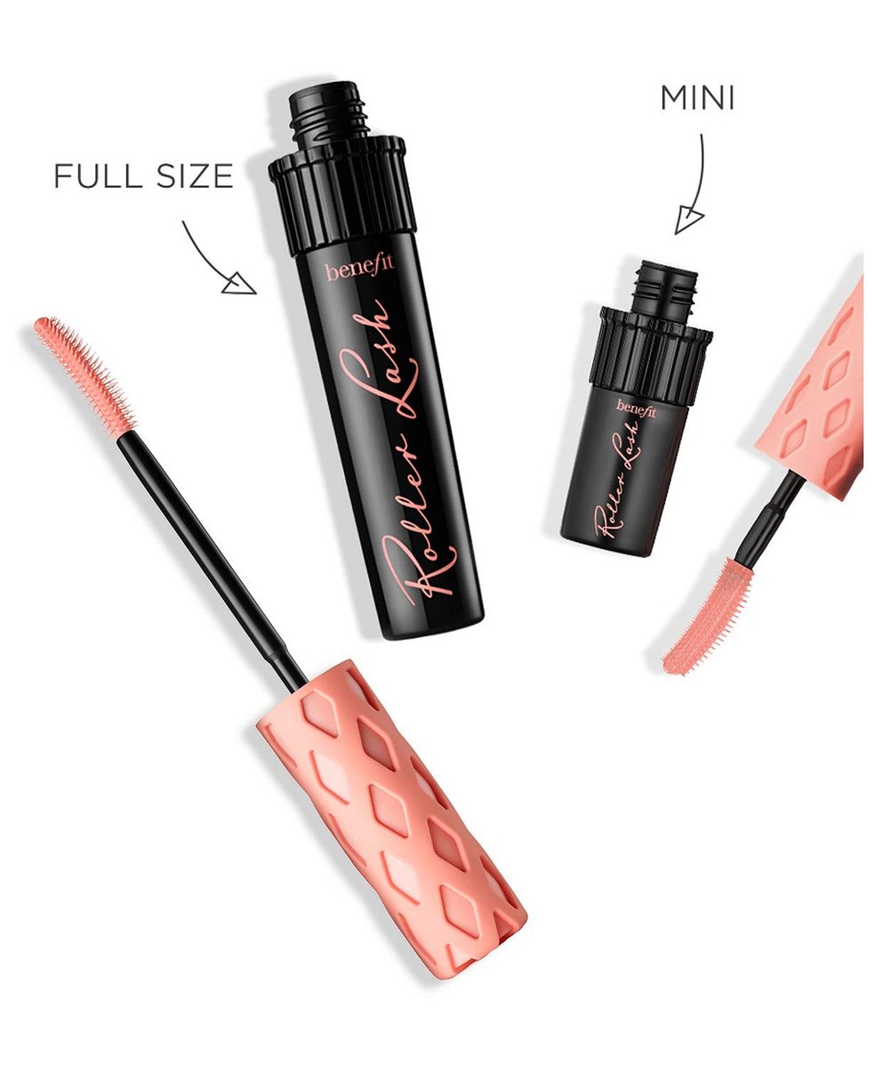 Benefit Roller Lash Mascara Set – Full Size & Mini Travel Size, Black, 0.6 Fl Oz Avelisse