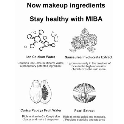 MIBA Ion Calcium Mineral BB Cream 50ml – Long-Lasting Coverage with Skin-Nourishing Minerals