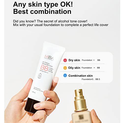 MIBA Ion Calcium Mineral BB Cream 50ml – Long-Lasting Coverage with Skin-Nourishing Minerals - görsel 12