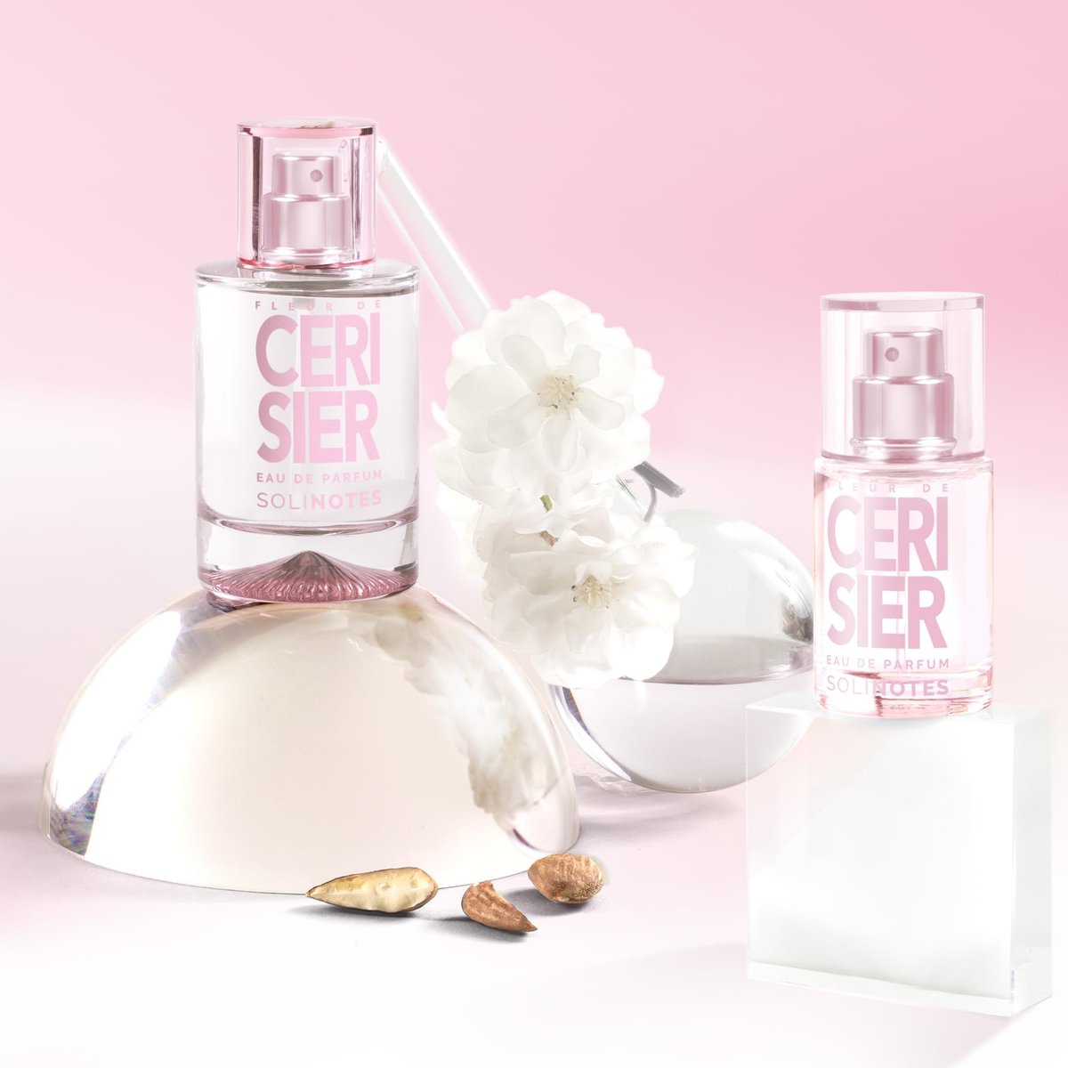 Solinotes Cherry Blossom Eau de Parfum for Women – Delicate Floral Scent, Made in France, Vegan, 1.7 fl oz - görsel 5