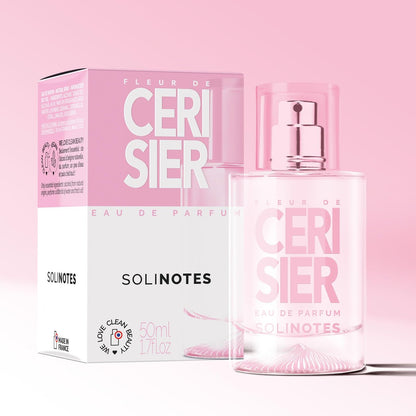 Solinotes Cherry Blossom Eau de Parfum for Women – Delicate Floral Scent, Made in France, Vegan, 1.7 fl oz