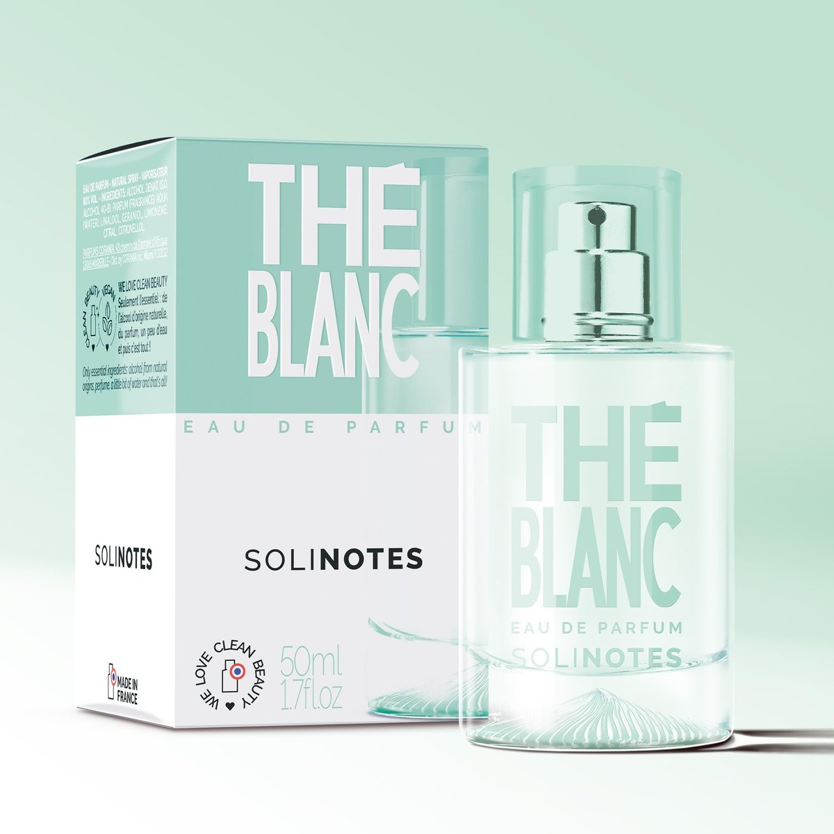 Solinotes White Tea Perfume for Women - Eau De Parfum | Delicate Floral and Soothing Scent - Made in France - Vegan - 1.7 fl.oz - görsel 3