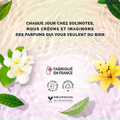 Solinotes White Tea Perfume for Women - Eau De Parfum | Delicate Floral and Soothing Scent - Made in France - Vegan - 1.7 fl.oz