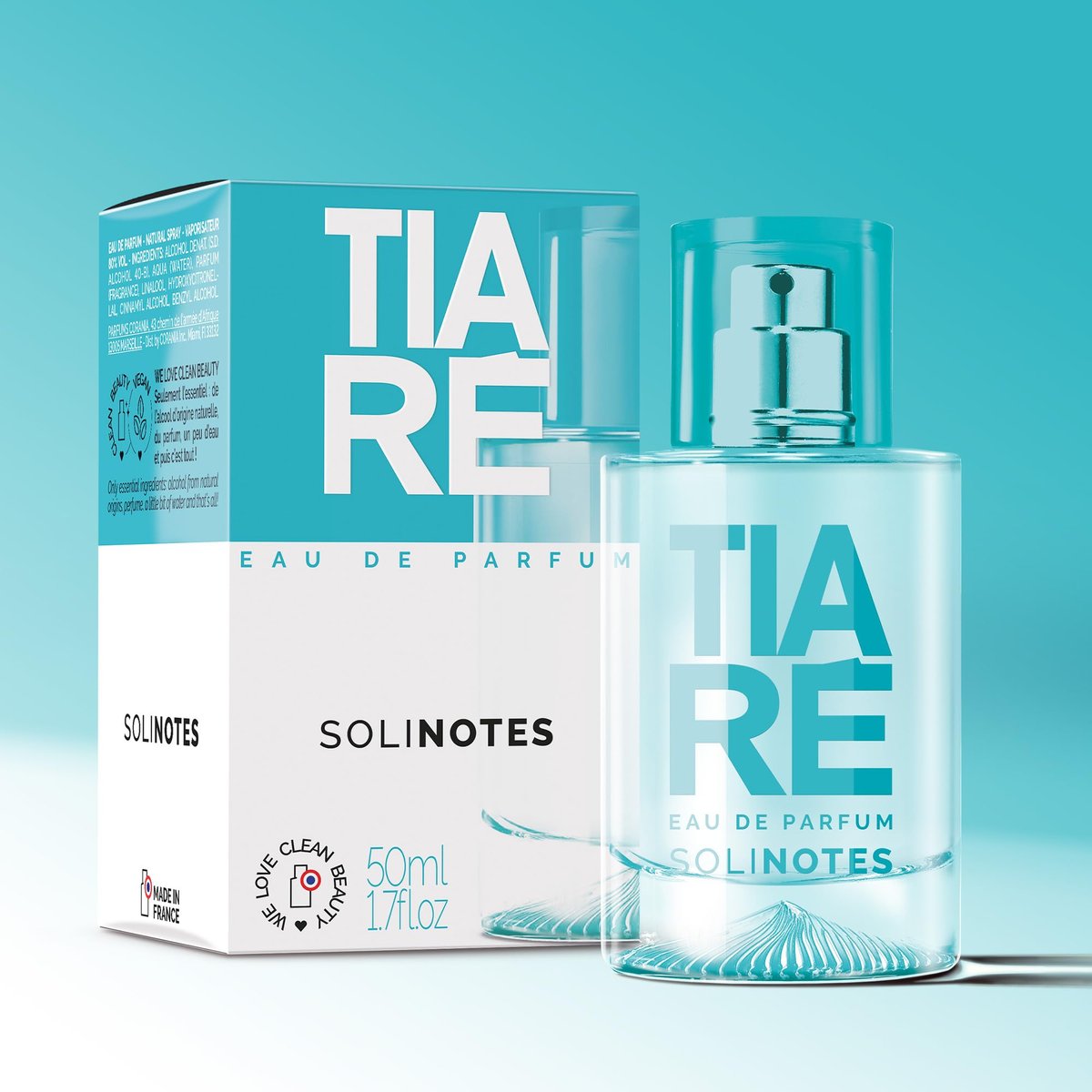 Solinotes Paris Tiaré Eau de Parfum for Women - Delicate Floral Scent, Made in France, Vegan - 1.7 fl oz - görsel 3