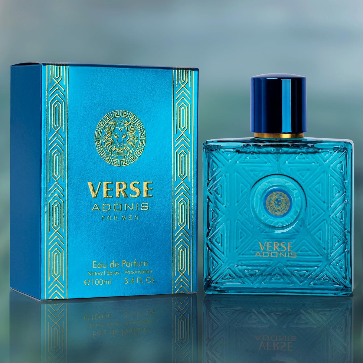 NovoGlow Verse Adonis Eau De Parfum for Men - 3.4 Fl Oz (100ml) Woody Floral & Fruity Scent, Long-Lasting Masculine Fragrance - görsel 10