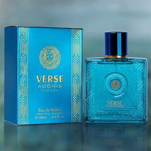 NovoGlow Verse Adonis Eau De Parfum for Men - 3.4 Fl Oz (100ml) Woody Floral & Fruity Scent, Long-Lasting Masculine Fragrance - görsel 9