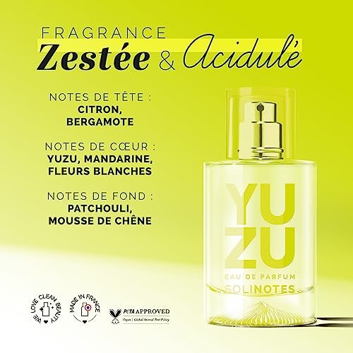 Solinotes Yuzu Eau de Parfum for Women – Delicate Floral & Soothing Scent – Made in France – Vegan – 1.7 fl.oz - görsel 8