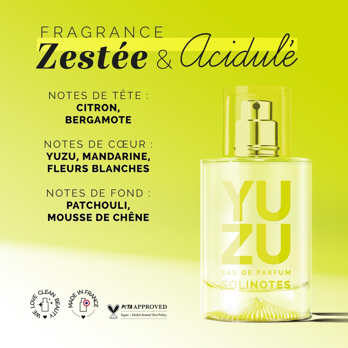 Solinotes Yuzu Eau de Parfum for Women – Delicate Floral & Soothing Scent – Made in France – Vegan – 1.7 fl.oz - görsel 7