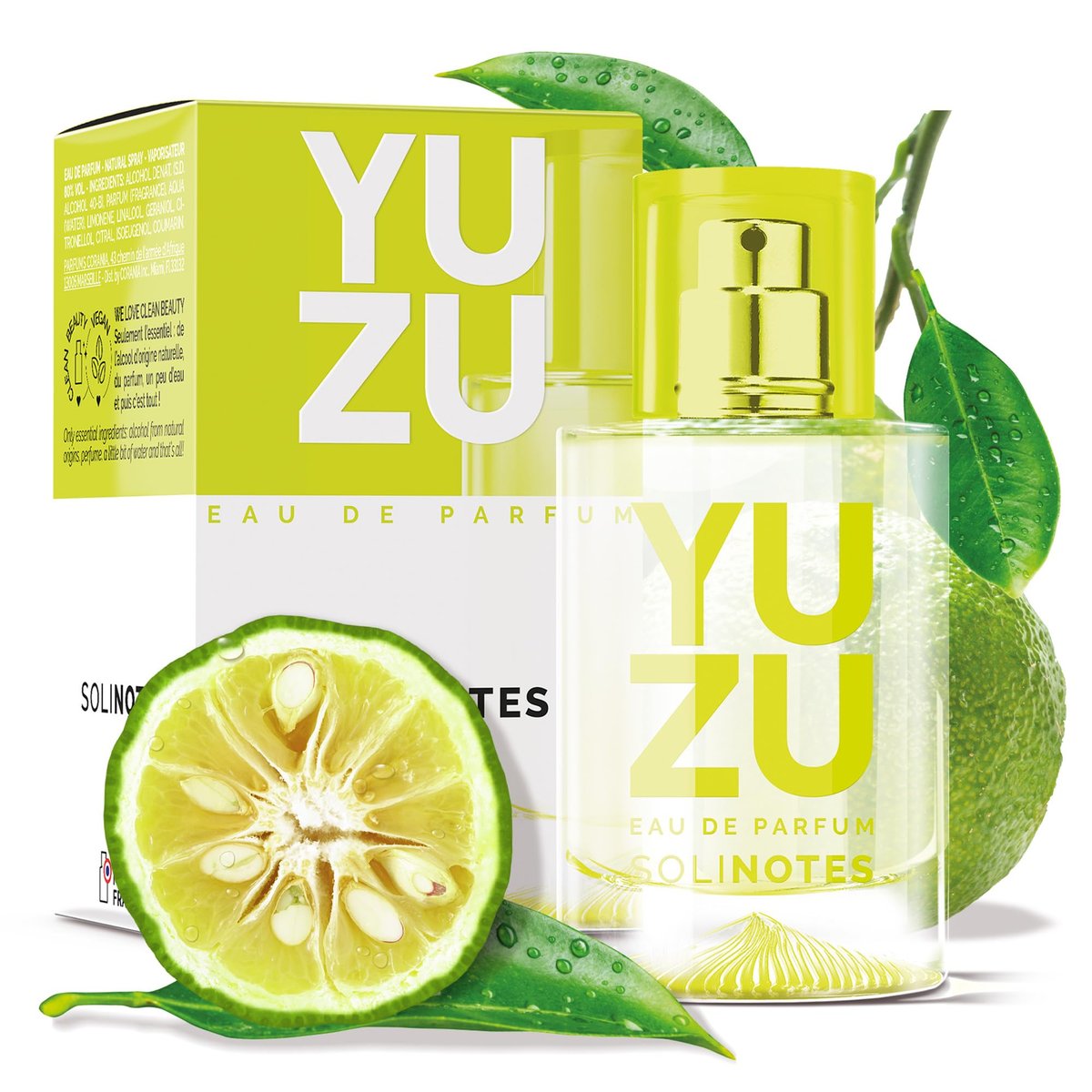 Solinotes Yuzu Eau de Parfum for Women – Delicate Floral & Soothing Scent – Made in France – Vegan – 1.7 fl.oz - görsel 1