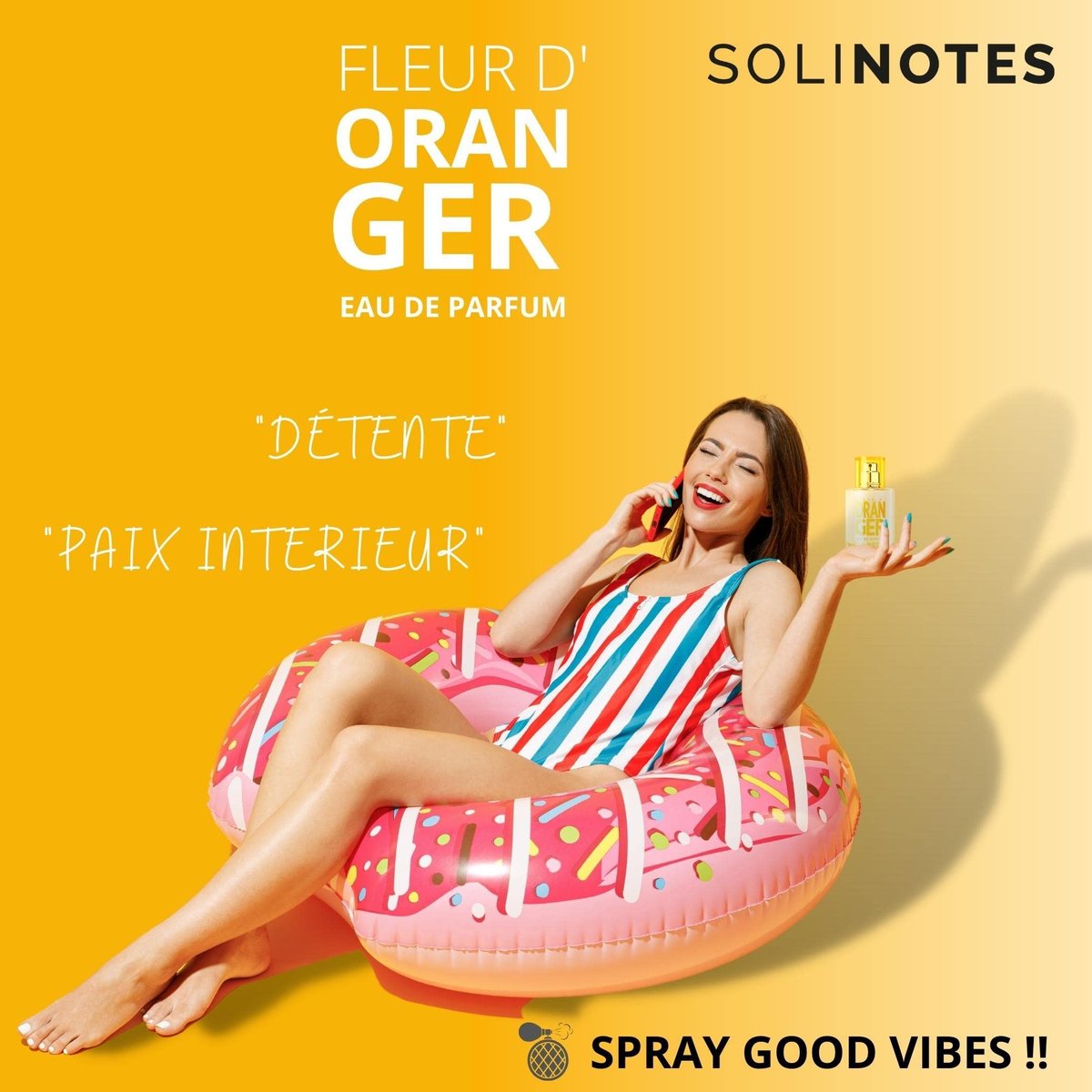 Solinotes Orange Blossom Eau de Parfum – Delicate Floral Scent for Women & Men, 1.7 Fl Oz | Vegan & Cruelty-Free, Made in France - görsel 5