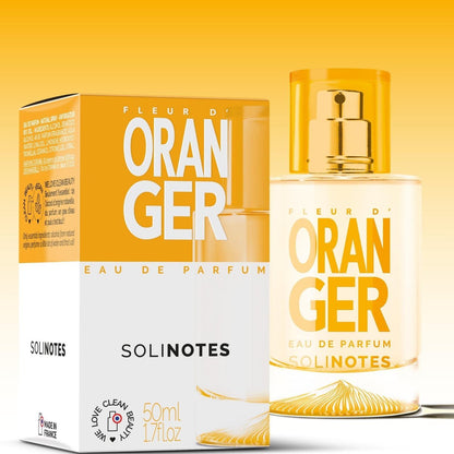 Solinotes Orange Blossom Eau de Parfum – Delicate Floral Scent for Women & Men, 1.7 Fl Oz | Vegan & Cruelty-Free, Made in France