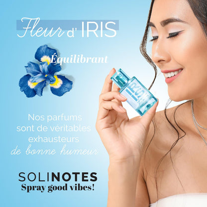 Solinotes Iris Blossom Eau de Parfum – Delicate Floral Scent for Women & Men, 1.7 Fl Oz, Vegan, Cruelty-Free, Made in France