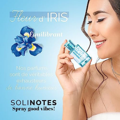 Solinotes Iris Blossom Eau de Parfum – Delicate Floral Scent for Women & Men, 1.7 Fl Oz, Vegan, Cruelty-Free, Made in France