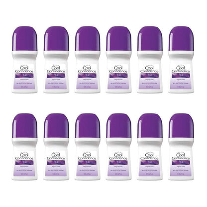 Avon Deodorant Bonus Size Pack of 12 – Cool Confidence Original, 2.6 fl oz Each Avelisse