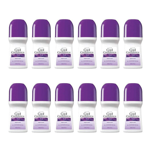 Avon Deodorant Bonus Size Pack of 12 – Cool Confidence Original, 2.6 fl oz Each Avelisse
