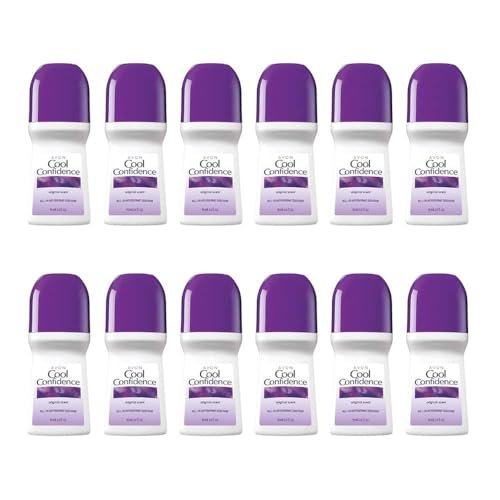 Avon Deodorant Bonus Size Pack of 12 – Cool Confidence Original, 2.6 fl oz Each Avelisse