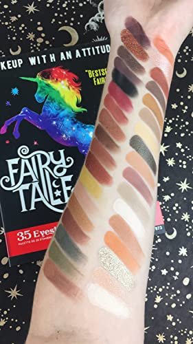 Rude Cosmetics Fairy Tale 35 Eyeshadow Palette - Book 3 - Cranberry - 1.34 oz - Highly Pigmented Eye Shadow Palette - görsel 6