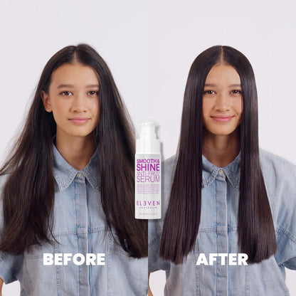 ELEVEN AUSTRALIA Smooth & Shine Anti-Frizz Serum - Lightweight Hair Serum for Men and Women, Tames Frizzy Hair, Adds Shine, 2 fl oz Avelisse