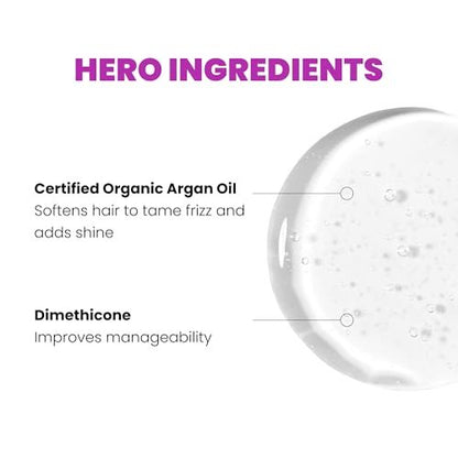 ELEVEN AUSTRALIA Smooth & Shine Anti-Frizz Serum - Lightweight Hair Serum for Men and Women, Tames Frizzy Hair, Adds Shine, 2 fl oz Avelisse