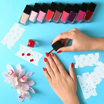 Custom Body Art Airbrush Nail Stencils Set #8 - 320 Unique Nail Art Designs from 20 Reusable Mylar Templates