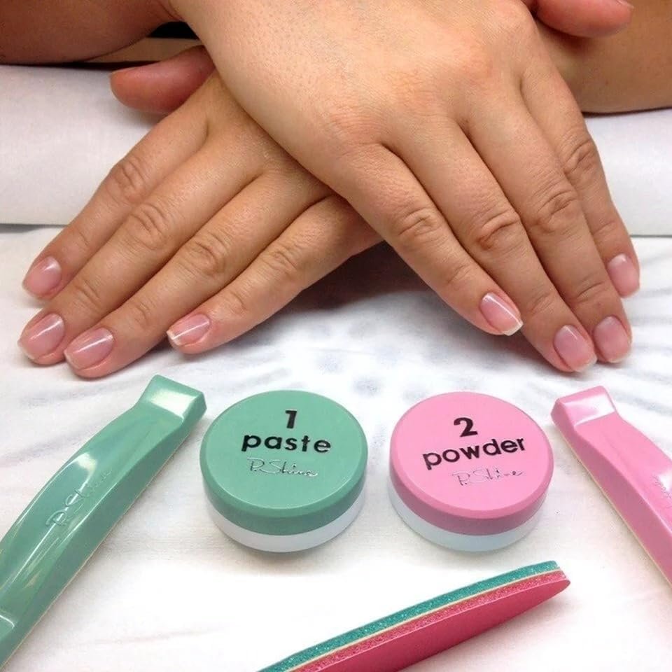P-Shine Nail Treatment Liquid – 7.2 mL Professional Acrylic Manicure Essential (Vintage Japan) Avelisse