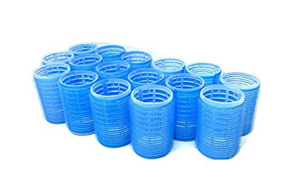 Set of 16 Self Grip Holding Hair Rollers - Medium Size, Pro Salon Hairdressing Curlers for Fine & Short Hair Avelisse