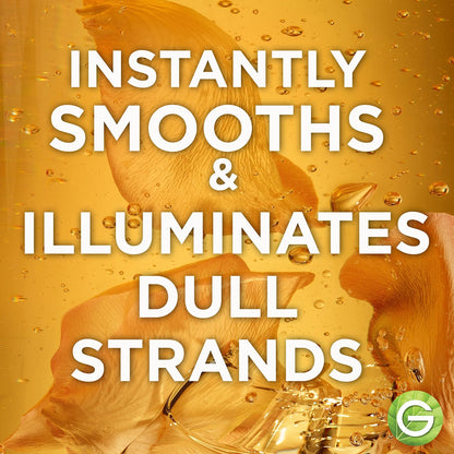 Garnier Whole Blends Moroccan Argan & Camellia Oils Illuminating Shampoo for Silky Shine, 12.5 Fl Oz (Pack of 3) Avelisse