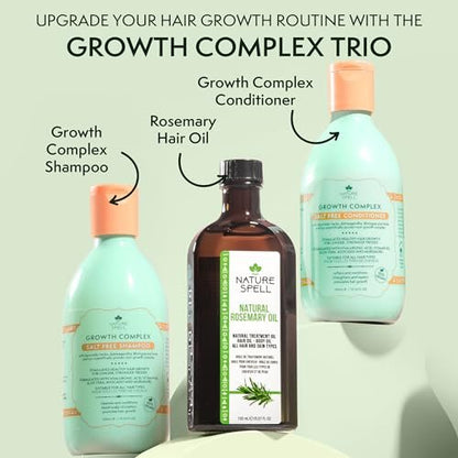 Nature Spell Rosemary Oil for Hair Growth – Pre-Diluted Hair & Scalp Oil for Dry, Damaged Hair – 5.07 Fl Oz Avelisse
