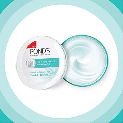 Pond's Light Moisturiser | Non-Oily Fresh Feel with Vitamin E + Glycerine | 200ml Avelisse