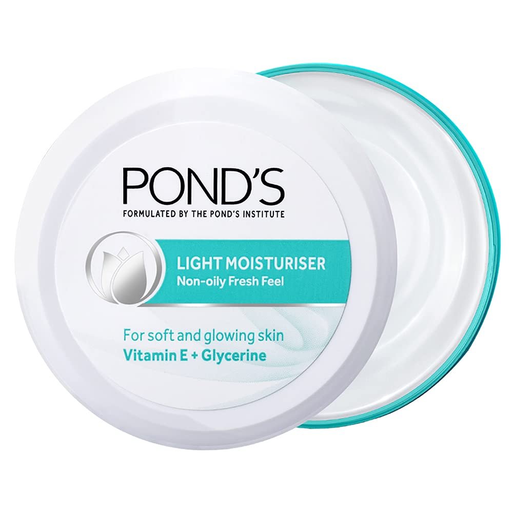 Pond's Light Moisturiser | Non-Oily Fresh Feel with Vitamin E + Glycerine | 200ml Avelisse