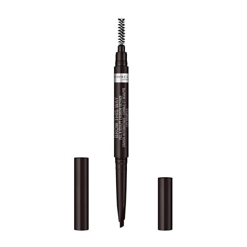 Rimmel Brow This Way Fill & Sculpt Eyebrow Definer - Soft Black Avelisse