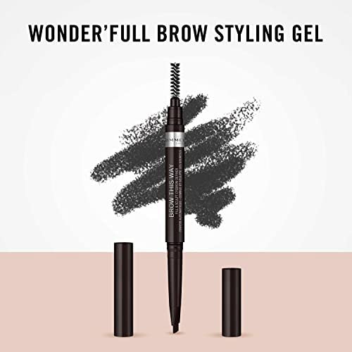 Rimmel Brow This Way Fill & Sculpt Eyebrow Definer - Soft Black Avelisse