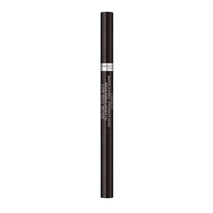 Rimmel Brow This Way Fill & Sculpt Eyebrow Definer - Soft Black Avelisse