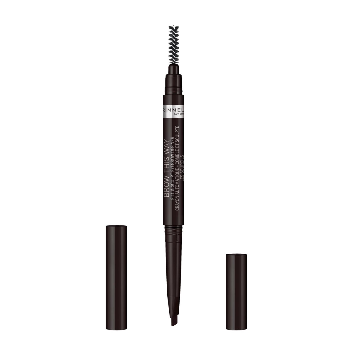 Rimmel Brow This Way Fill & Sculpt Eyebrow Definer - Soft Black Avelisse