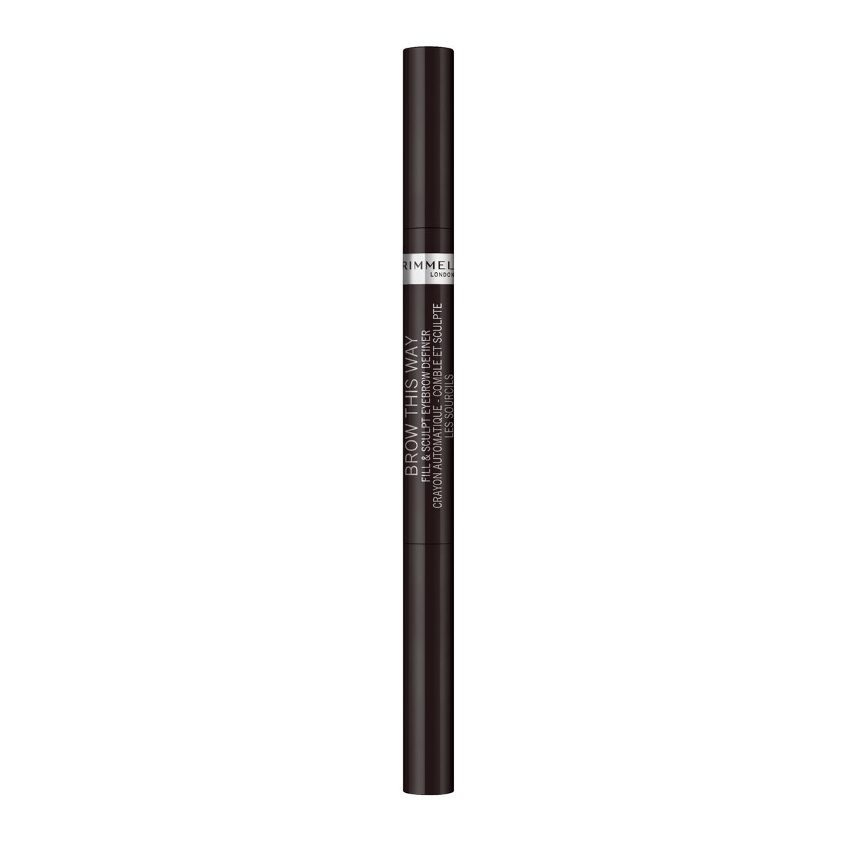 Rimmel Brow This Way Fill & Sculpt Eyebrow Definer - Soft Black Avelisse