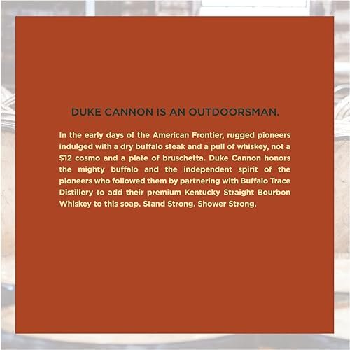 Duke Cannon Supply Co. Big Brick of Soap Bar for Men - Big American Bourbon (Charred Oak Barrel Scent) - Extra Large, All Skin Types, 10 oz. (3 Pack) Avelisse