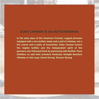 Duke Cannon Supply Co. Big Brick of Soap Bar for Men - Big American Bourbon (Charred Oak Barrel Scent) - Extra Large, All Skin Types, 10 oz. (3 Pack) Avelisse