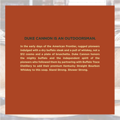 Duke Cannon Supply Co. Big Brick of Soap Bar for Men - Big American Bourbon (Charred Oak Barrel Scent) - Extra Large, All Skin Types, 10 oz. (3 Pack) Avelisse