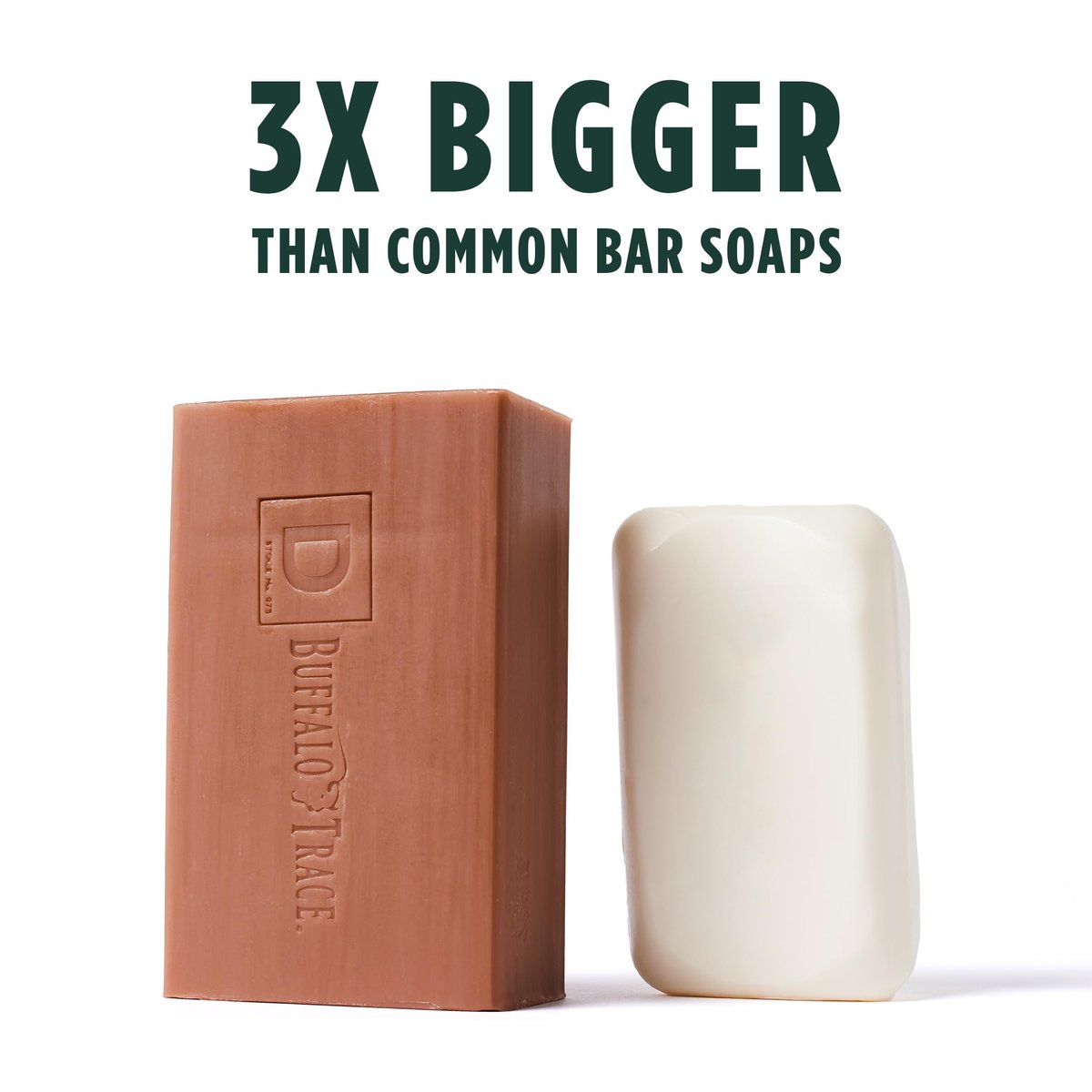 Duke Cannon Supply Co. Big Brick of Soap Bar for Men - Big American Bourbon (Charred Oak Barrel Scent) - Extra Large, All Skin Types, 10 oz. (3 Pack) Avelisse