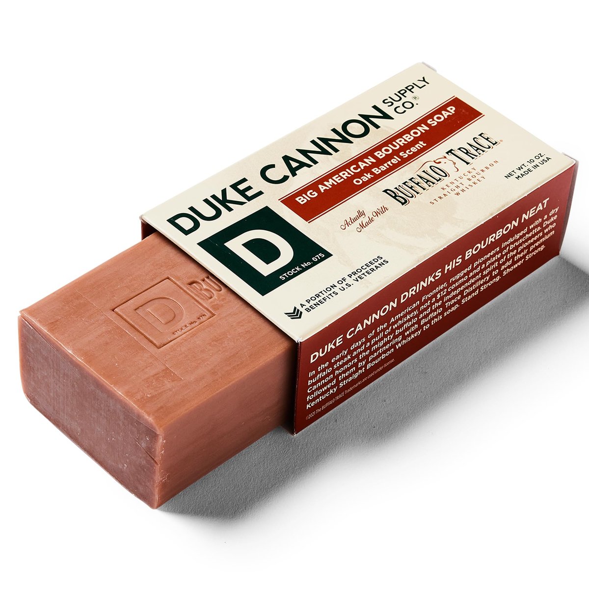Duke Cannon Supply Co. Big Brick of Soap Bar for Men - Big American Bourbon (Charred Oak Barrel Scent) - Extra Large, All Skin Types, 10 oz. (3 Pack) Avelisse