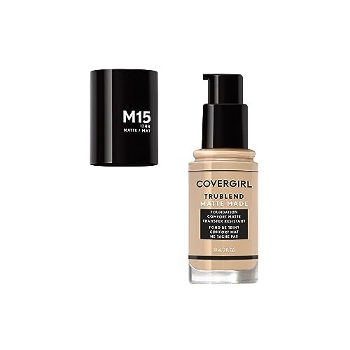 COVERGIRL TruBlend Matte Made Liquid Foundation - Buff Beige M15, 1 Fl Oz - görsel 4